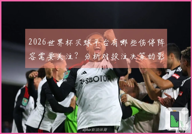 2026世界杯买球平台有哪些伤停阵容需要关注？分析对投注决策的影响